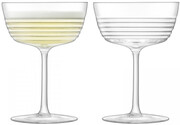 LSA International, Groove Champagne & Cocktail Glass, Set of 2 pcs, 265 мл