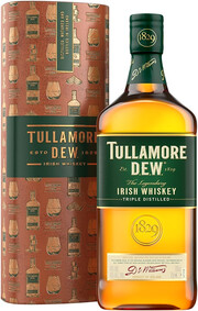 In the photo image Tullamore Dew 3 Years, gift tube, 0.7 L