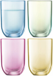 LSA International, Polka Vodka Pastel Assorted, Set of 4 glasses, 60 мл