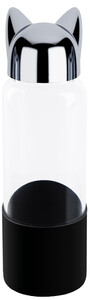 Balvi Gifts, Cat Water Bottle, Black, 350 ml