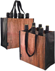 Pulltex, Non Woven Wine Bag, Wood