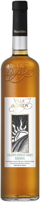 На фото изображение Villa de Varda, Pinot Nero Riserva, 0.7 L (Вилла де Варда, Пино Неро Ризерва объемом 0.7 литра)