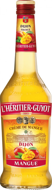 На фото изображение LHeritier-Guyot, Creme de Mangue, 0.7 L (ЛЭритье-Гийо, Крем де Манго объемом 0.7 литра)