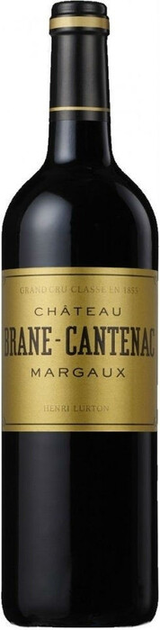 На фото изображение Chateau Brane-Cantenac, Margaux Grand Cru Classe AOC, 2014, 0.75 L (Шато Бран-Кантенак, 2014 объемом 0.75 литра)