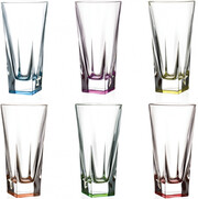 RCR, Fusion Long Drink Colored, Set of 6 pcs, 380 мл