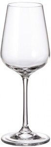 Crystalite Bohemia, Strix White Wine Glass, Set of 6 pcs, 250 мл