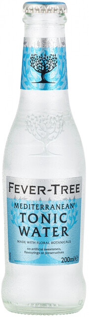 На фото изображение Fever-Tree, Mediterranean Tonic, 0.2 L (Фиве-Три, Медитерранеан Тоник объемом 0.2 литра)