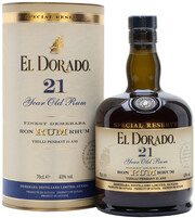 El Dorado Special Reserve 21 Years Old, in tube, 0.7 L