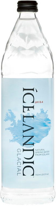 На фото изображение Icelandic Glacial Still, Glass, 0.75 L (Айсландик Глэсиал негазированная, в стеклянной бутылке объемом 0.75 литра)