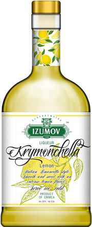 На фото изображение Krymonchella Lemon, 0.5 L (Крымончелла Лимон объемом 0.5 литра)