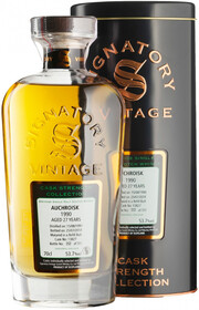 Signatory Vintage, Cask Strength Collection Auchroisk 27 Years, 1990, metal tube, 0.7 л