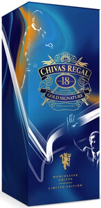 Виски Chivas Regal 18 years old, limited edition Manchester United, 0.7 л