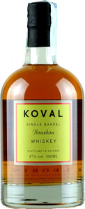 Виски Koval, Single Barrel Bourbon, 0.5 л
