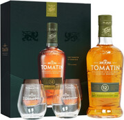 Tomatin 12 Years, gift box with 2 glasses