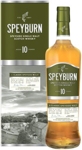 Виски Speyburn 10 years, gift box, 0.7 л