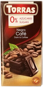 Шоколад Torras, Dark Chocolate with Coffee, 75 г
