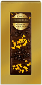 Шоколад Чокоделика, Батончик Марципан с Апельсином, в блистере, 45 г