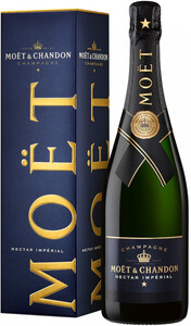Шампанское Moet & Chandon, Nectar Imperial Semi-Sweet, gift box