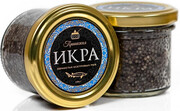 Priokskaya Sterlet Black Caviar, glass, 100 g