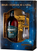 Monnet VSOP, gift set with 2 glasses