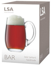 LSA International, Bar Beer Tankard Curved, 0.75 L