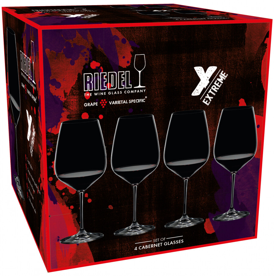RIEDEL Extreme Cabernet Lot de 4 Verres à vin Rouge 800 ML 