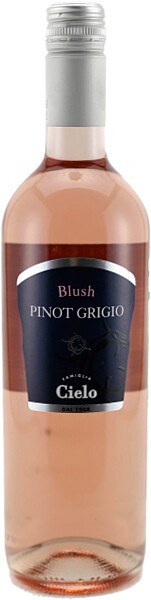 На фото изображение Cielo e Terra, Pinot Grigio Blush IGT 2007, 0.75 L (Пино Гриджо Блаш 2007 объемом 0.75 литра)