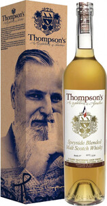 Thompsons Speyside Blended Malt Scotch Whisky, gift box, 0.7 л