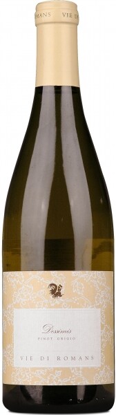 На фото изображение Vie di Romans, Dessimis Isonzo Pinot Grigio DOC 2006, 0.75 L (Вие ди Романс, Дессимис Исонцо Пино Гриджио объемом 0.75 литра)