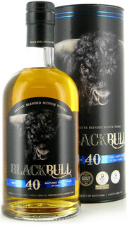 In the photo image Black Bull 40 Years Old, Blended Scotch Whisky, gift box, 0.7 L