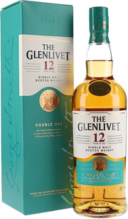 На фото изображение The Glenlivet 12 years, with box, 0.7 L (Гленливет 12-летний, в подарочной коробке в бутылках объемом 0.7 литра)