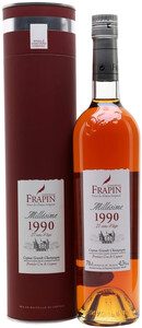 Frapin Millesime, Cognac Grand Champagne AOC, 1990, gift tube, 0.7 L