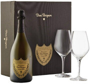 Dom Perignon, 2008, gift box with 2 glasses