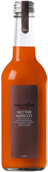 На фото изображение Alain Milliat Nectar Abricot, 0.33 L (Ален Мия Ален Мия Нектар из абрикосов объемом 0.33 литра)