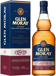 Glen Moray Elgin Classic Cabernet Cask Finish, gift box, 0.7 л