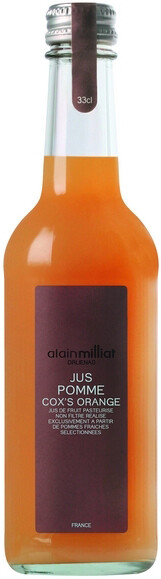 На фото изображение Alain Milliat Jus Orange, 0.33 L (Ален Мия  Сок апельсиновый объемом 0.33 литра)