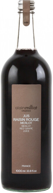 In the photo image Alain Milliat, Jus de Raisin Rouge Merlot, 1 L