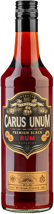 На фото изображение Carus Unum Premium Black Superior, 0.7 L (Карус Унум Премиум Блэк Супериор объемом 0.7 литра)