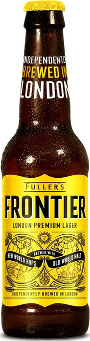 На фото изображение Fullers, Frontier, 0.5 L (Фуллерс, Фронтьер объемом 0.5 литра)