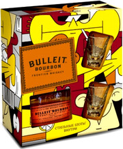 Виски Bulleit Bourbon, gift box with 2 glasses, 0.7 л