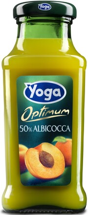 На фото изображение Yoga, Optimum Albicocca, 0.2 L (Йога, Оптимум Абрикосовый нектар объемом 0.2 литра)