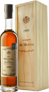 Armagnac de Montal, 1989, gift box, 200 мл