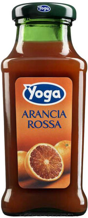На фото изображение Yoga, Arancia Rossa, 0.2 L (Йога, Красный апельсин, напиток сокосодержащий объемом 0.2 литра)