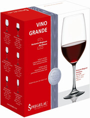 На фото изображение Spiegelau Vino Grande Bordeaux Magnum, Set of 2 glasses in gift box, 0.62 L (Шпигелау Вино Гранде, 2 бокала Бордо Магнум  в подарочной упаковке объемом 0.62 литра)