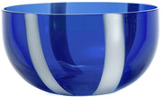 На фото изображение Zafferano Bowl “Gessato” Blu, 0.38 L (Дзафферано Чаша «Джессато», Синяя объемом 0.38 литра)