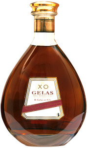 На фото изображение Gelas, Bas Armagnac XO, 0.7 L (Желас, Ба Арманьяк XO объемом 0.7 литра)