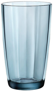 На фото изображение Bormioli Rocco, Pulsar Cooler Glass, Ocean Blue, 0.47 L (Бормиоли Рокко, Пульсар Стакан, Синий объемом 0.47 литра)