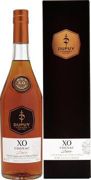 На фото изображение Dupuy XO, gift box, 0.7 L (Дюпюи ХО, в подарочной коробке объемом 0.7 литра)