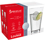 На фото изображение Spiegelau Lounge Longdrink, Set of 2 glasses in gift box, 0.45 L (Шпигелау Лаундж Лонгдринк, набор из 2-х бокалов в подарочной упаковке объемом 0.45 литра)