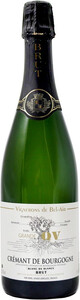 Шампанское Vignerons del Bel Air, Cremant de Bourgogne AOP Blanc de Blancs Brut